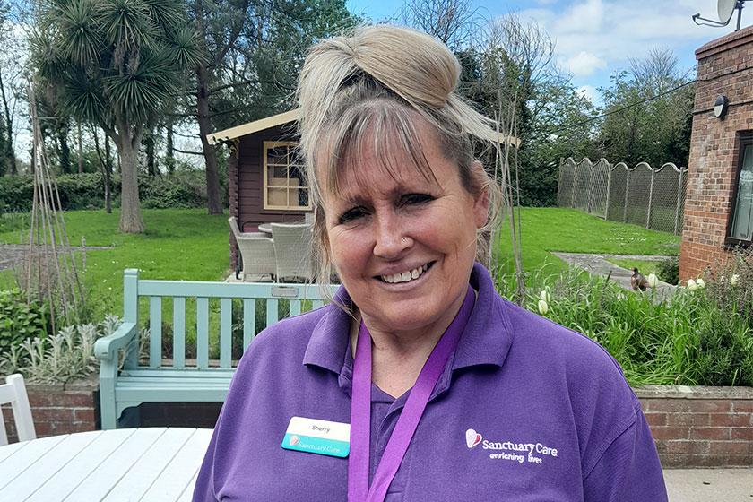 Sherry, our team leader at Don Thomson House Residential Care Home in Harwich 