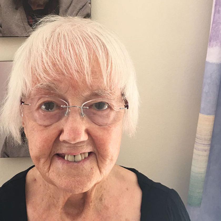 Rosemary Faupel, resident at our Orchard House Residential Care Home in Cambridgeshire 