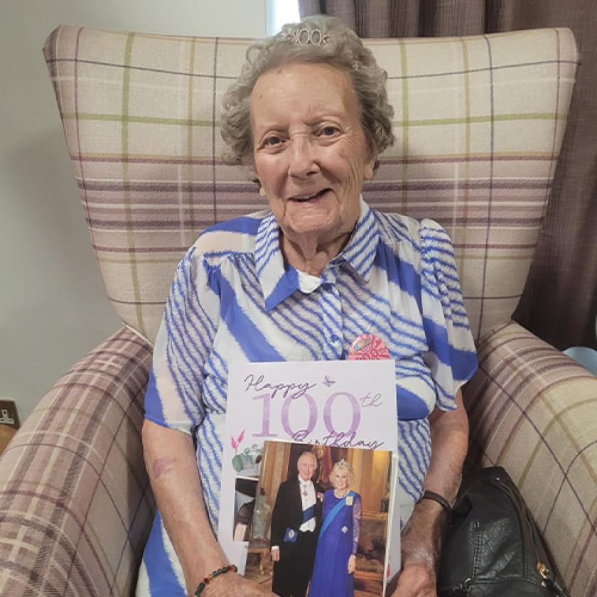 Basingfield resident Ann celebrates her 100th birthday
