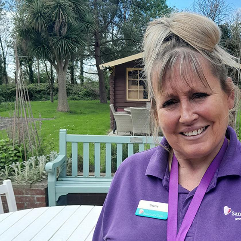 Sherry, our team leader at Don Thomson House Residential Care Home in Harwich 