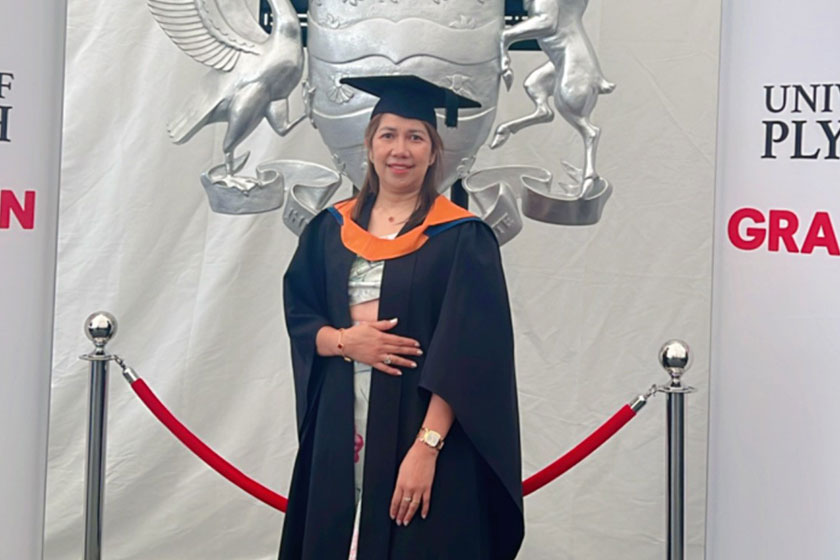 Jane Cabaya graduates as a nurse 