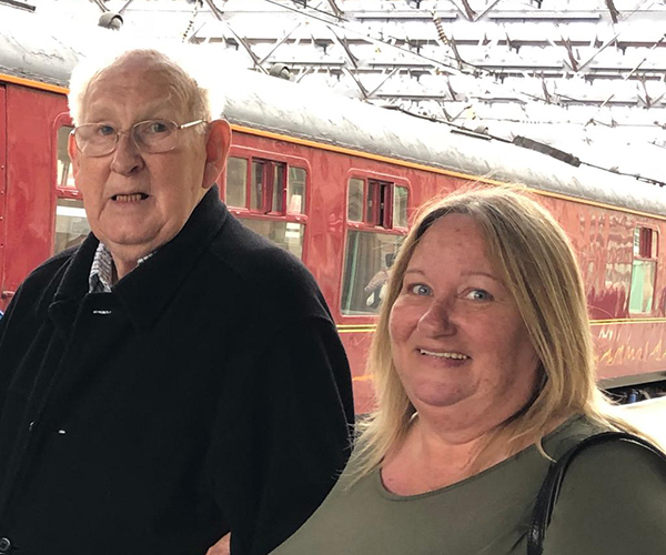 Margaret Sheriff and her husband Martyn are the sole cares for father Keith, who lives with them and has advanced vascular dementia. 