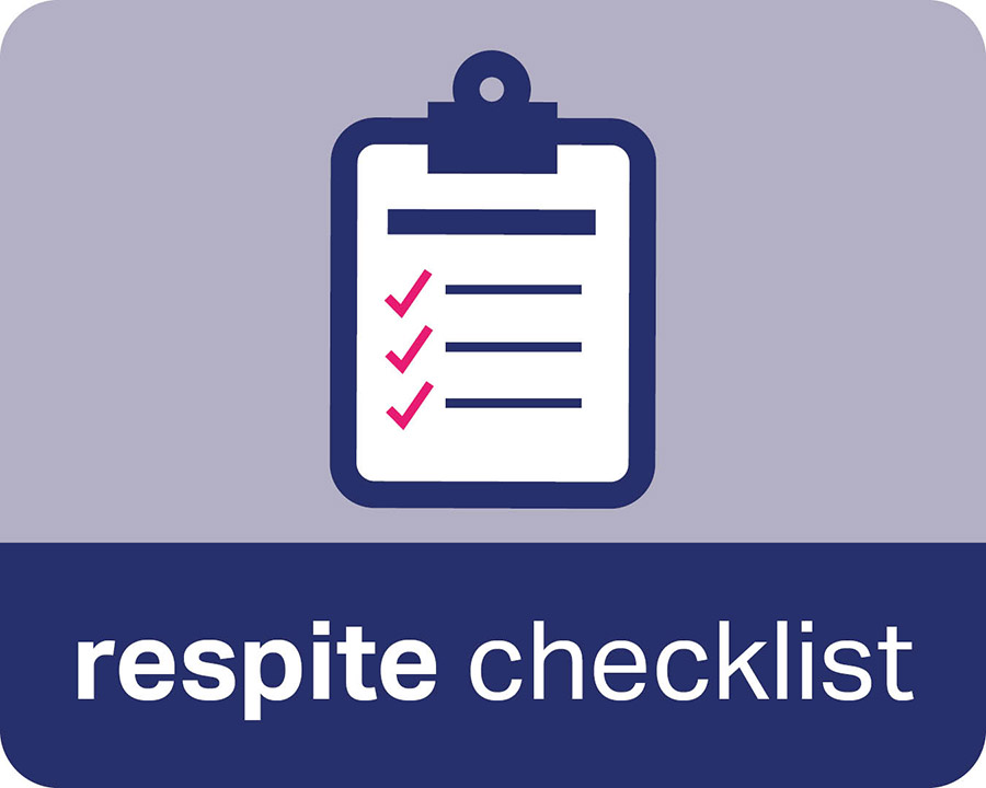 Respite Care Checklist infographic