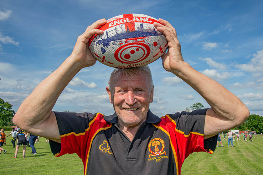 Ron Bunce, resident at Castlecroft Residential Care Home in Birmingham