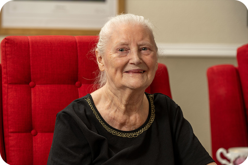 Ruth Scott resident at Bridge view house