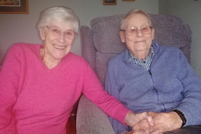 Our respite break at Allard Husband and wife John and Sally Ziesler