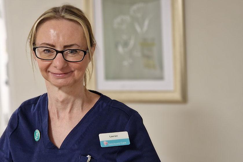 Lauren’s 16 years at Wantage Care assistant Lauren at Wantage Residential and Nursing Home