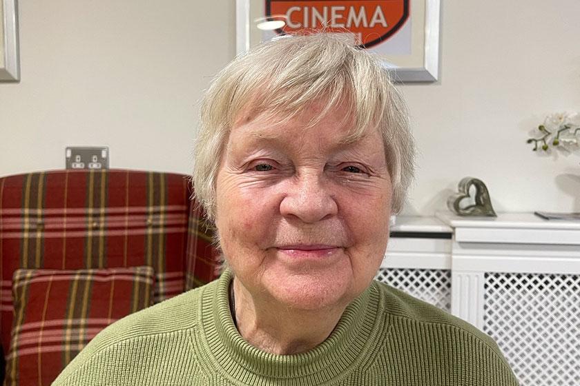 “It’s a huge relief as I know she’s safe and enjoying herself” Day care resident Hazel smiles during a day at the service at Breme Residential Care Home in Bromsgrove