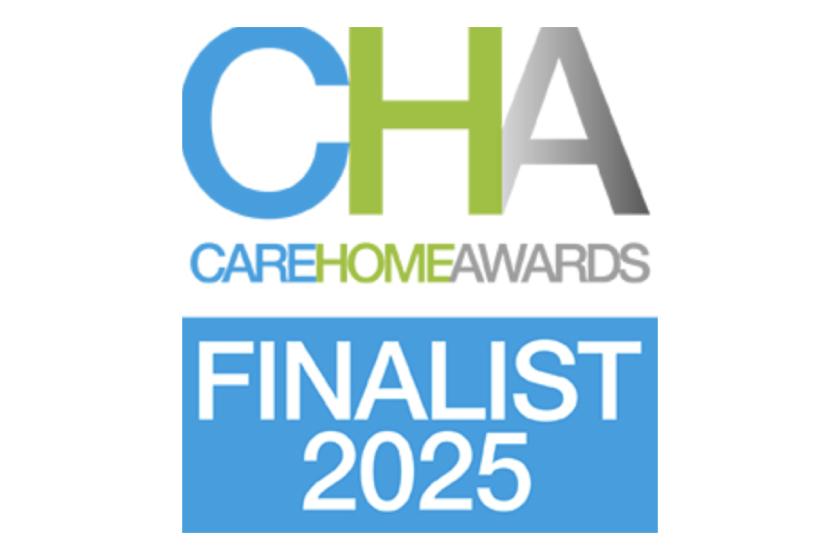 Care home awards finalist 2025 logo