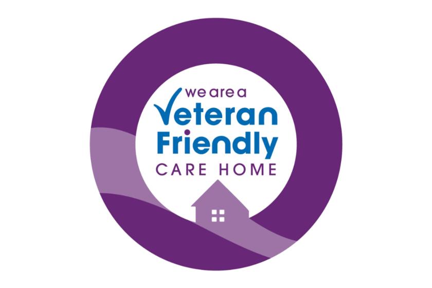 Veteran friendly care home logo