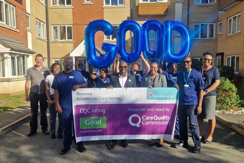 Group of staff celebrating