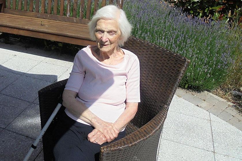 Mary Maddocks Sanctuary Care resident