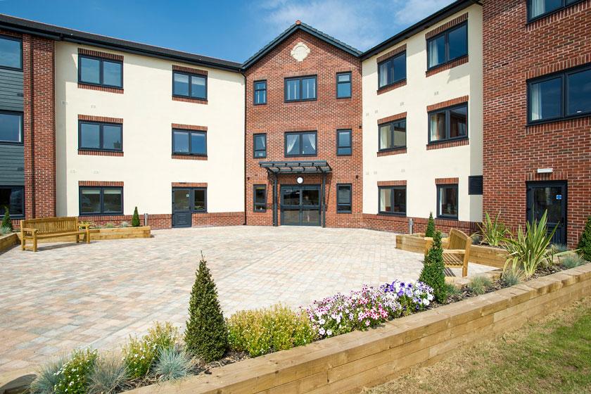 Exterior of Barony Lodge Residential Care Home