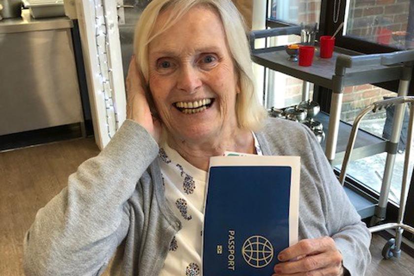 First class cruise passenger, Marie O’Grady