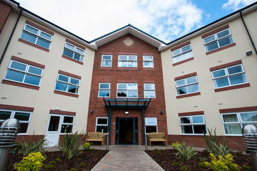 Exterior of Lime Tree Court Residential Care Home
