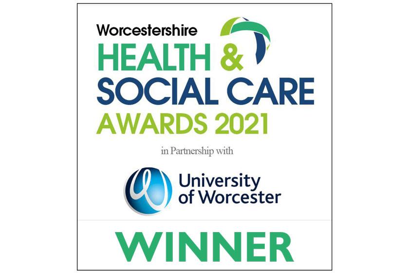 Worcestershire Health & Social Care Awards 2021 Winner logo