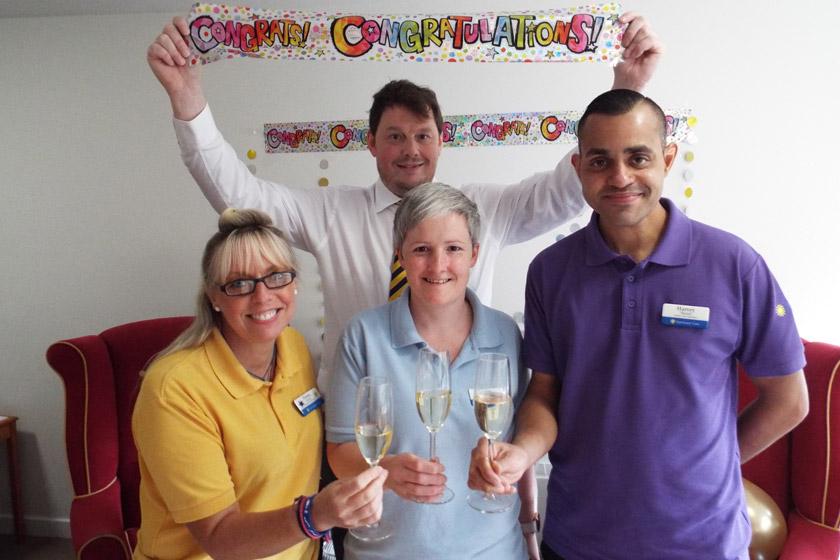 Brambles staff celebrating being shortlisted.