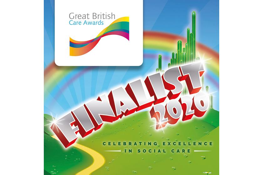 Great British Care Awards Finalist Logo