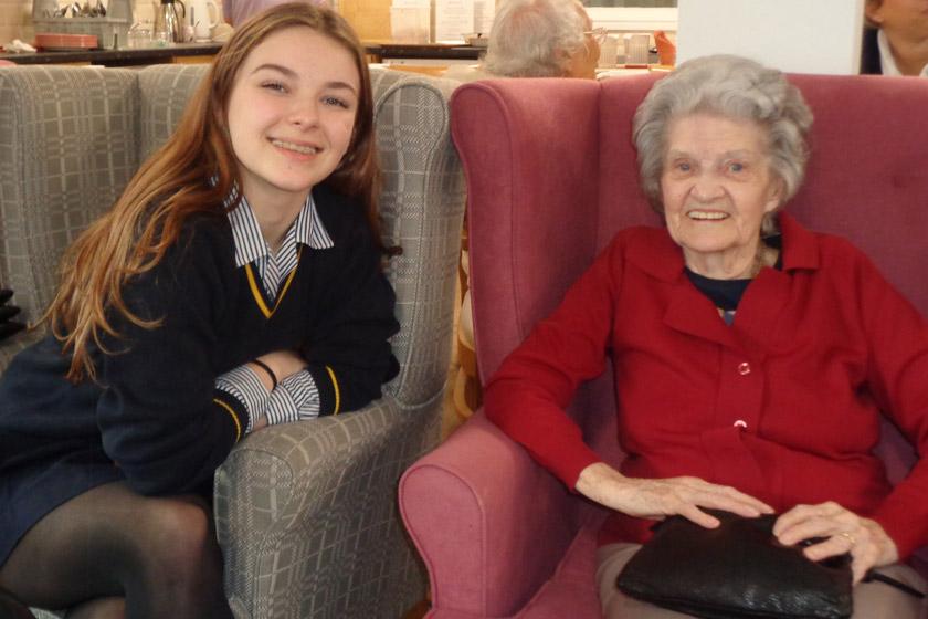 16-year-old student from Blackheath High School and resident Queenie Stanley.