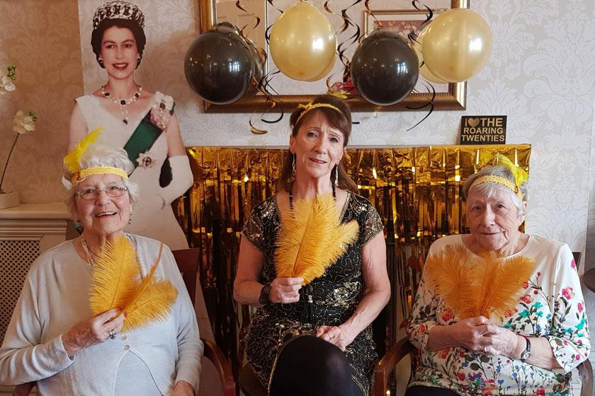 Eileen Chisholm, Christine Coombes and Pat Derham