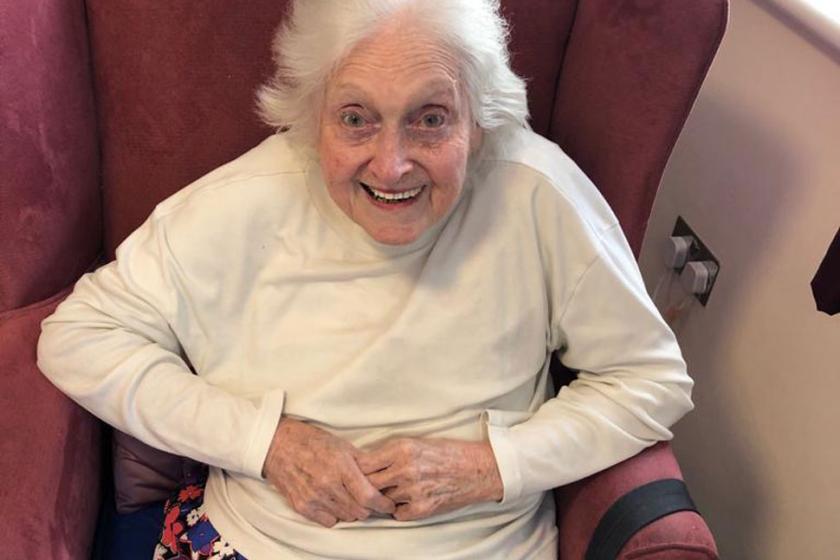 Betty Ashburner, a Sanctuary Care resident