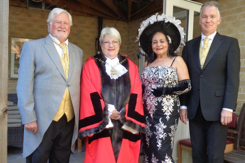 Mayor of Greenwich with the Connaught Opera trio