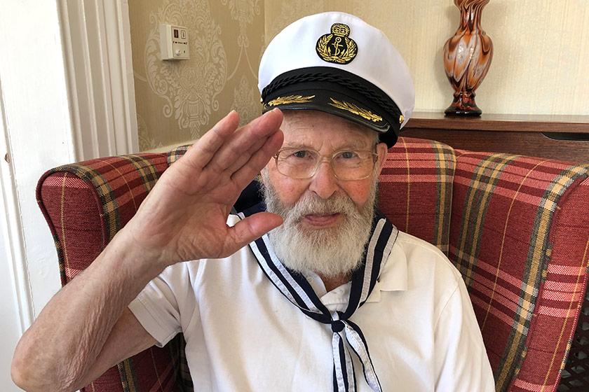 Resident Tony at The Rosary Nursing Home