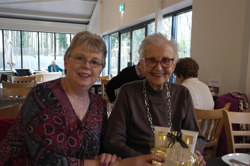 Thelma Parker with her daughter Rosie King Thelma Parker with her daughter Rosie King