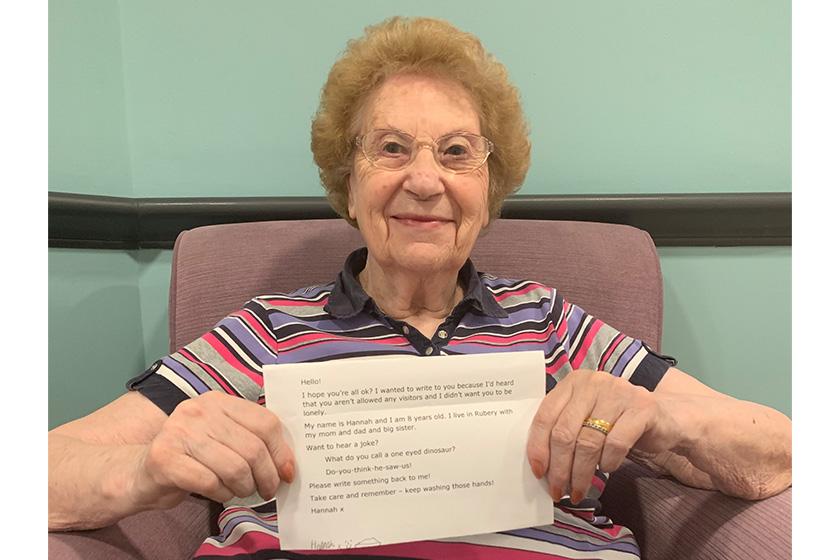 Dorothy Bromwich, resident at Bartley Green