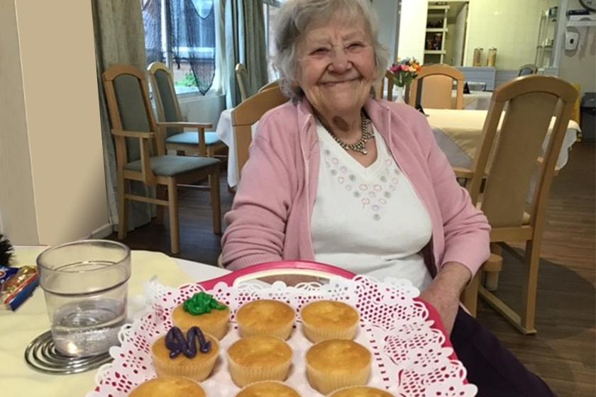 Doris, who lives at our Westmead Residential Care Home in Droitwich 