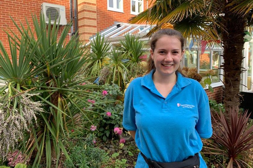 Scarlett's joy working at Wantage Scarlett Broome, activities cooridinator at our Wantage Nursing Home in Oxfordshire