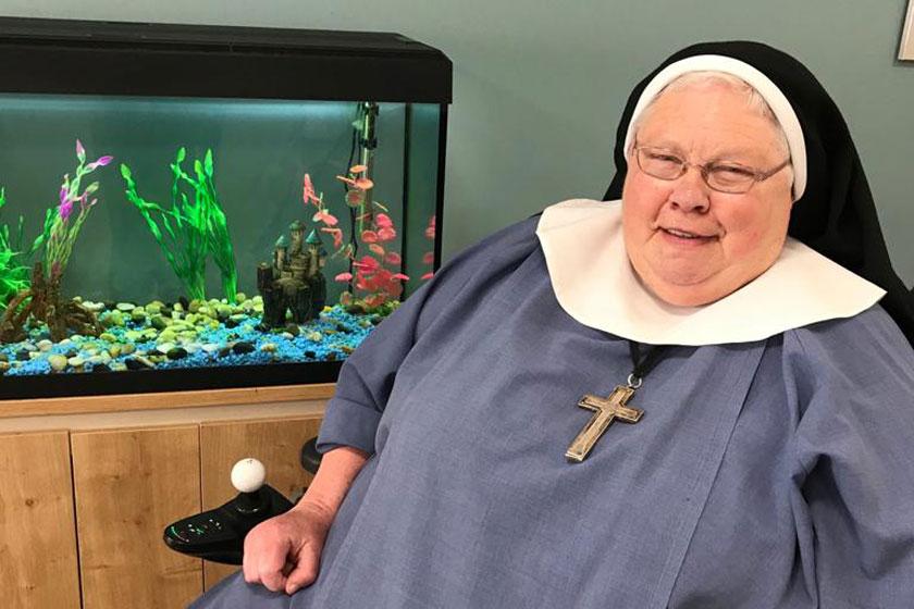 Sister Trudy is proud to be an ambassador at Wantage Nursing Home.