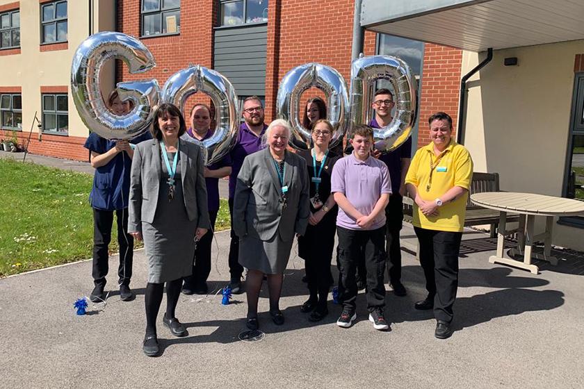 Residents and the team at Briggs Lodge celebrate ‘Good’ CQC rating the team at our Briggs Lodge Residential and Nursing Home, our care and nursing home in Devizes