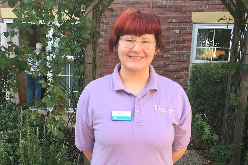 Helen Walsh, Care Assistant at Upton Dene Residential and Nursing Home in Chester.