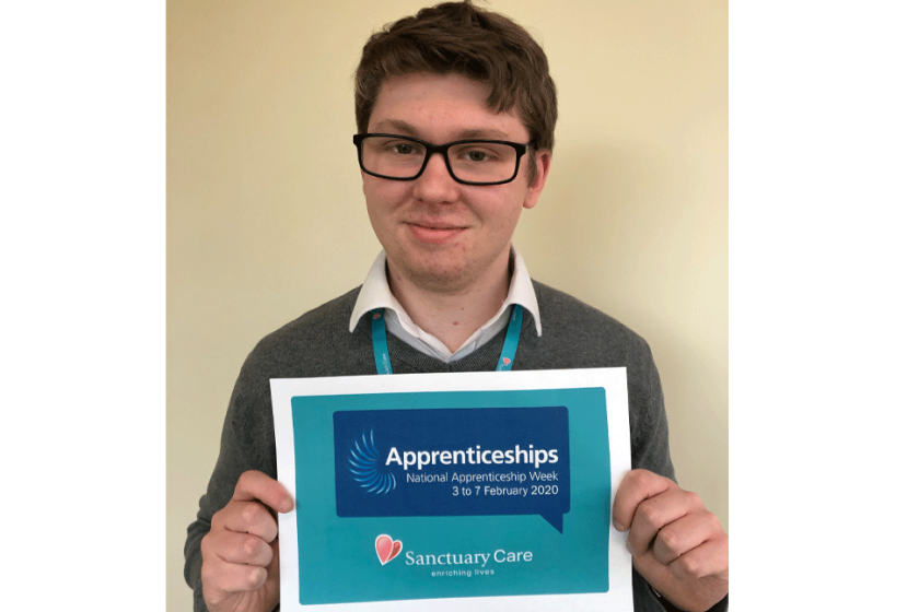 Sanctuary Care Apprentice Sam Jones