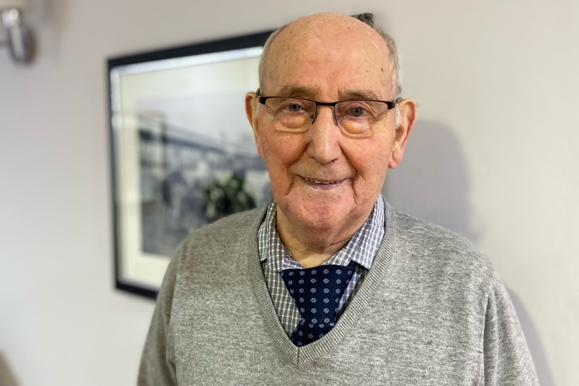 Ken enjoys respite care at Lake View Residential Care Home
