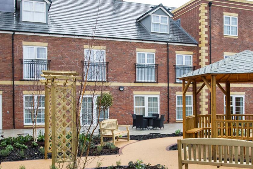 Upton Dene care home exterior