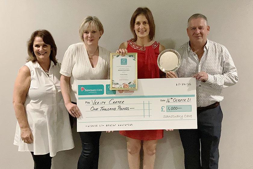Verity Carter wins Masterchef Verity Carter, head chef at Iffley Residential and Nursing Home in Oxfordshire, wins Sanctuary Care's Masterchef 2021 contest