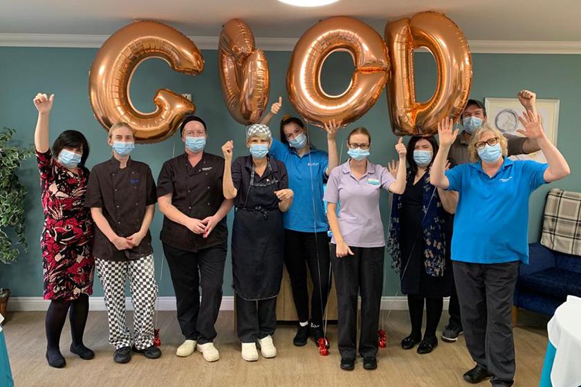 Wantage Nursing Home's team celebrate Good CQC report Wantage Nursing Home's team celebrate Good CQC report