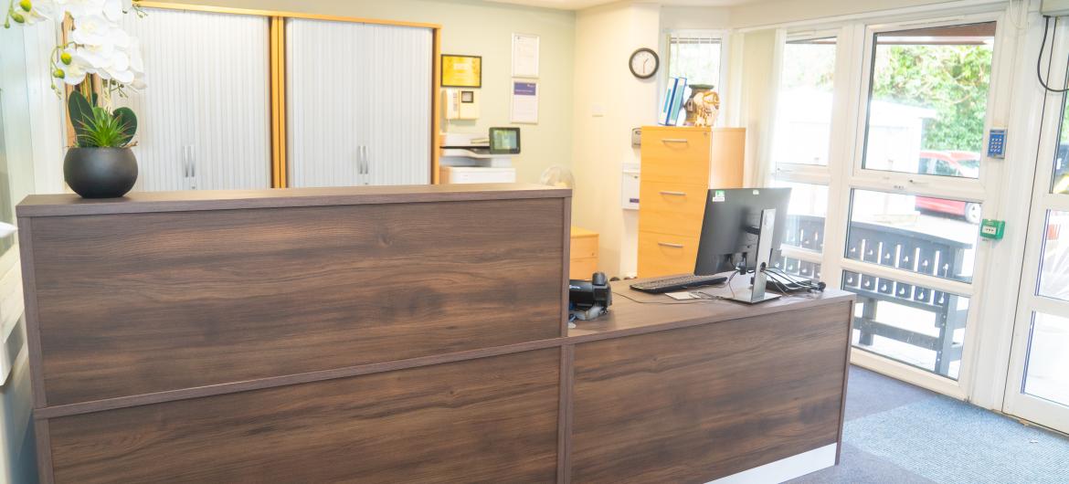Reception area 