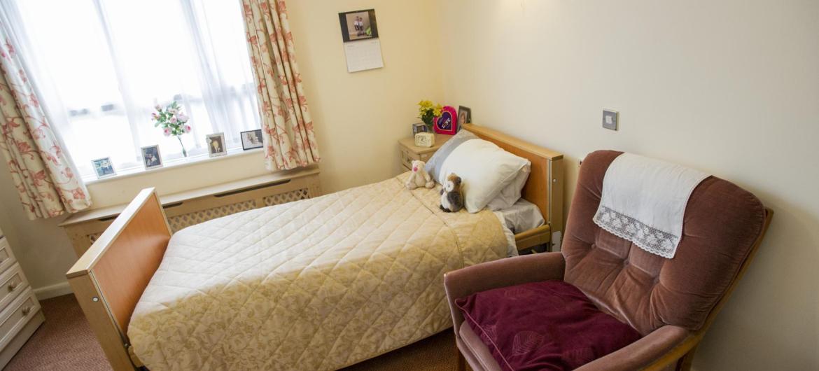 Bedroom at Chadwell House Residential Care Home