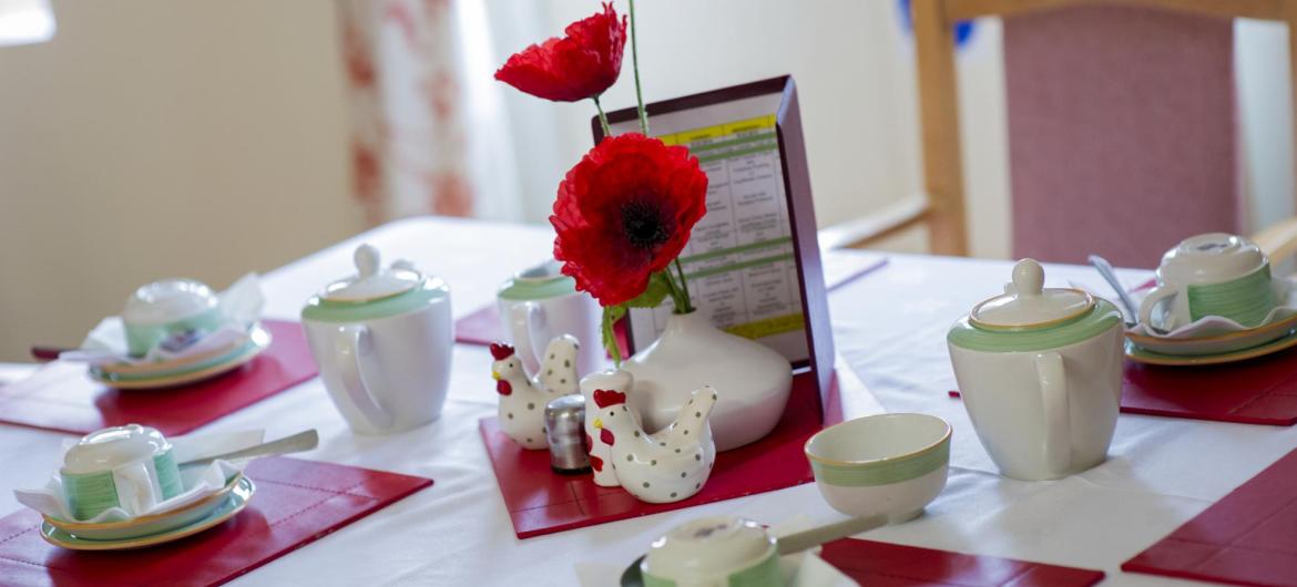 Dining room at Chadwell House Residential Care Home