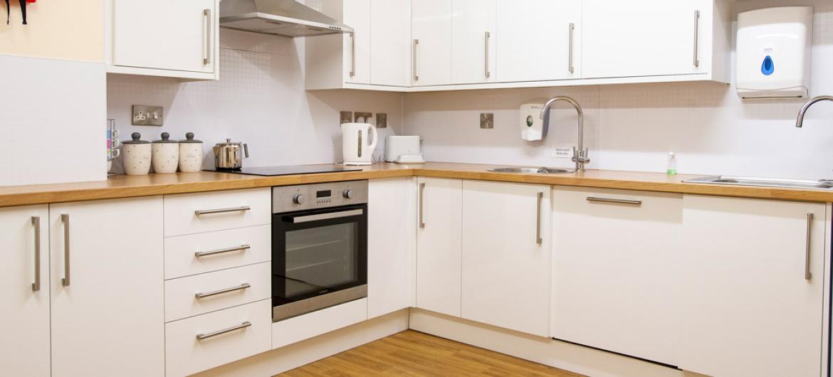 Allanbank care home kitchen area