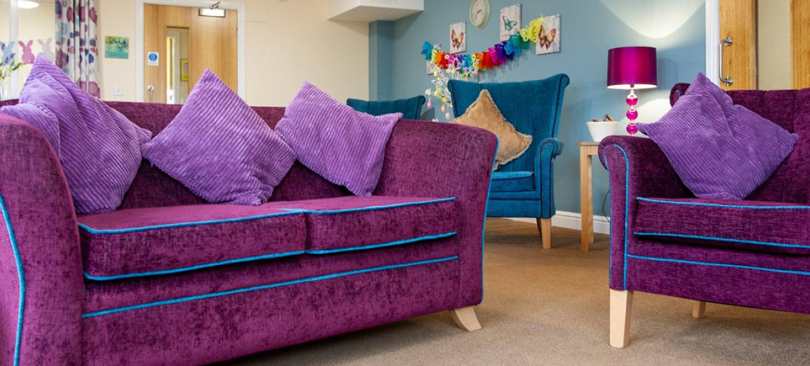 Allanbank care home shared lounge