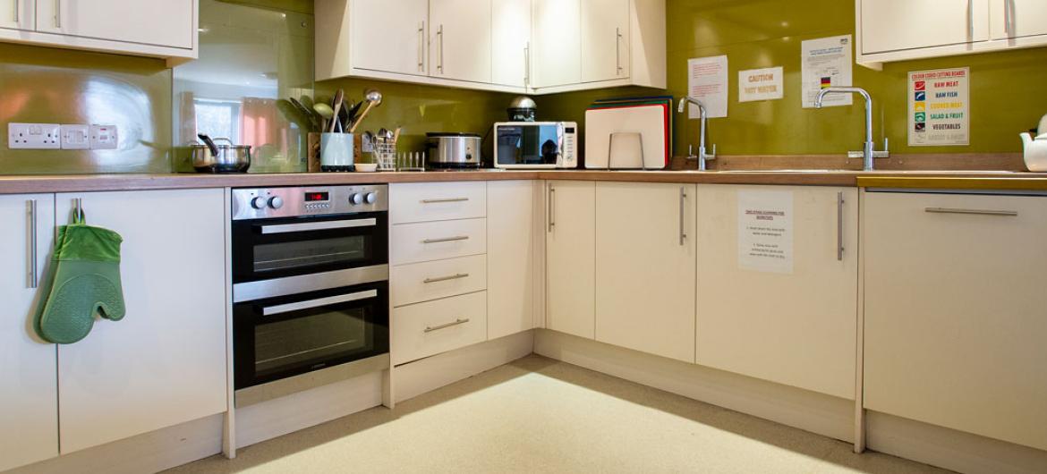 Birch House care home kitchen