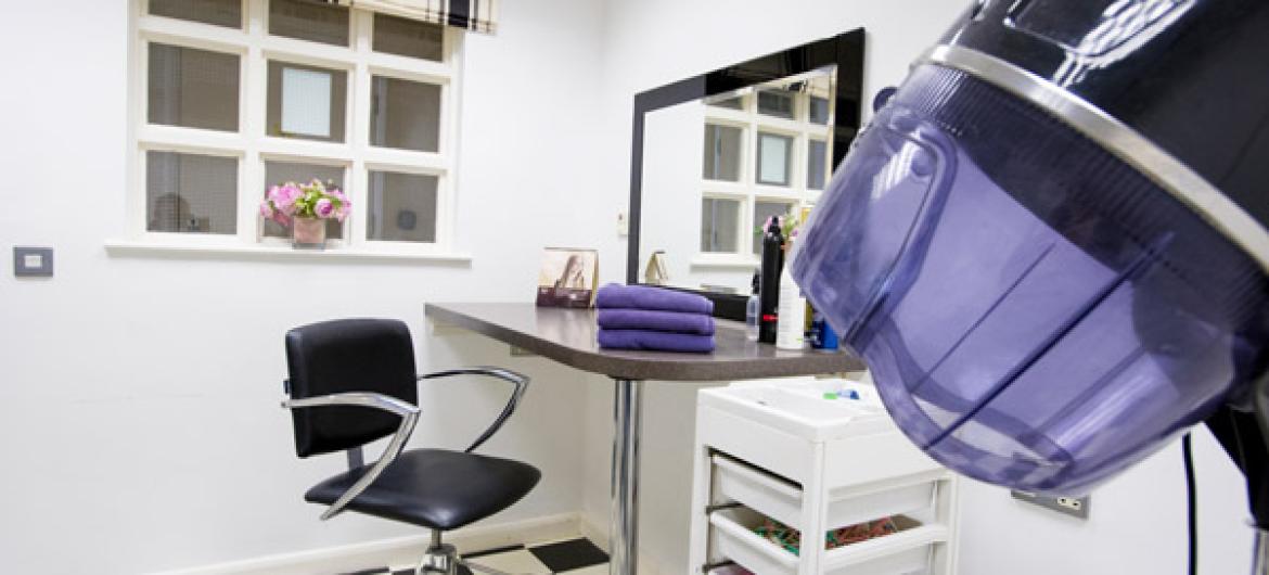 Hair salon at Chadwell House