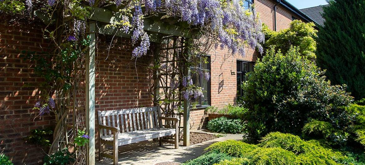 Gardens at Dalby Court Residential Care Home in Middlesbrough