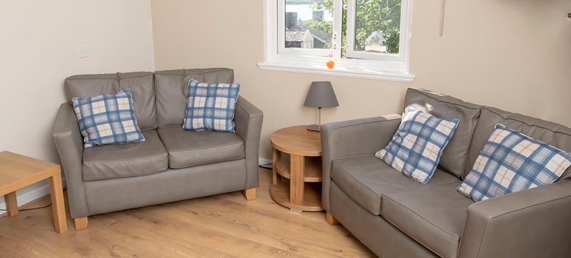 Living area at Millport Care Centre in Ayrshire