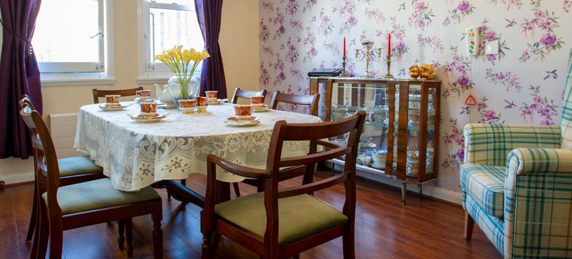 Pitcairn Lodge Nursing Home dining area