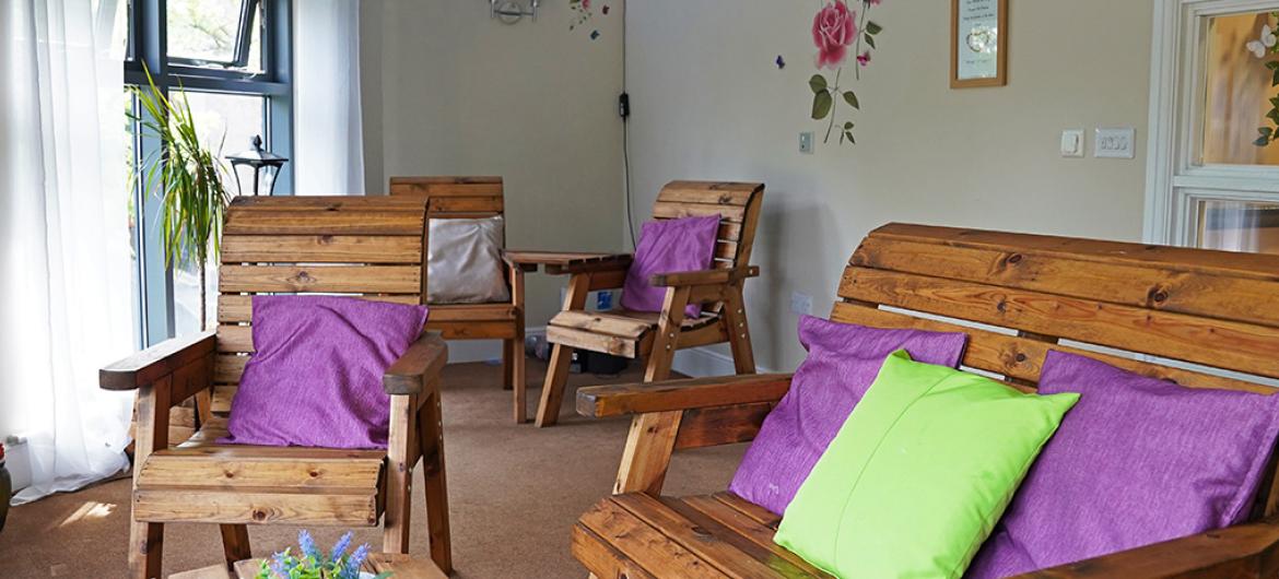 Interior of garden room at Castlecroft Castlecroft Residential Care Home in Birmingham